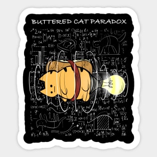 Buttered Cat Paradox Sticker